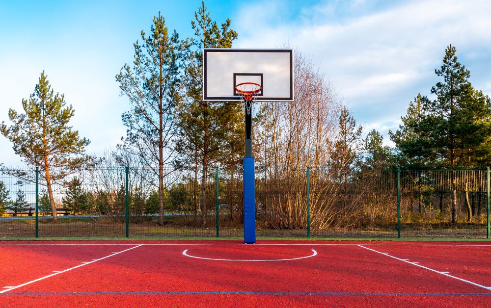 Rollbrett für Basketballplatz